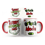 Grinch Taza Divertida Navideña Coleccionable