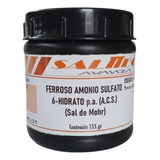 Ferroso Amonio Sulfato 6-hidrato - Sal De Mohr X 250 Gr