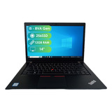 Portátil Ultraliviano Lenovo Core I5 8gen 256ssd 12gb T480s 