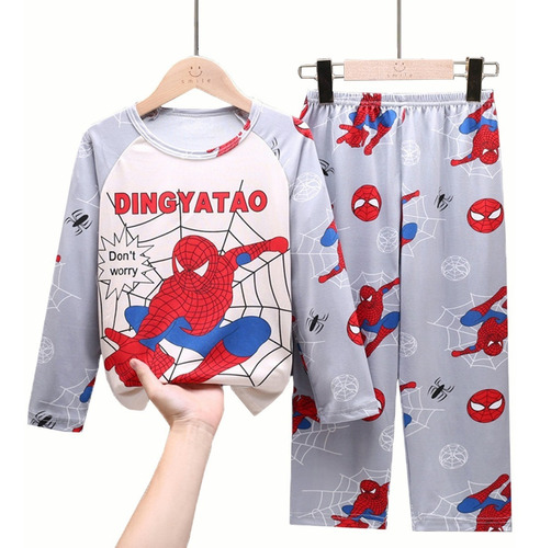 Pijama Infantil Traje Pantalón Manga Larga Para  