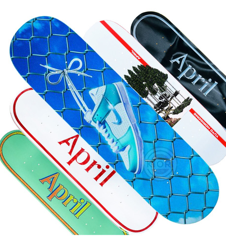 Shape April Skateboards - 7.8 A 8.75 - Novos Modelos