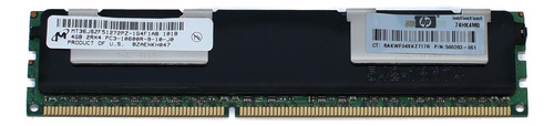 Memoria Server 4gb 2rx4 Pc3-10600r Dl380p Dl380e 500203-061