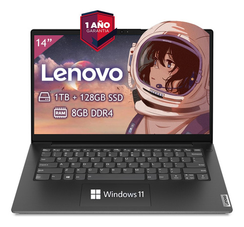 Laptop Lenovo Ideapad 3 Intel N4020 8gb Ram 1tb Hdd Win 11