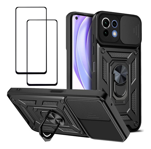 Funda Para Xiaomi Carcasa Con Protector De Cámara + 2 Mica