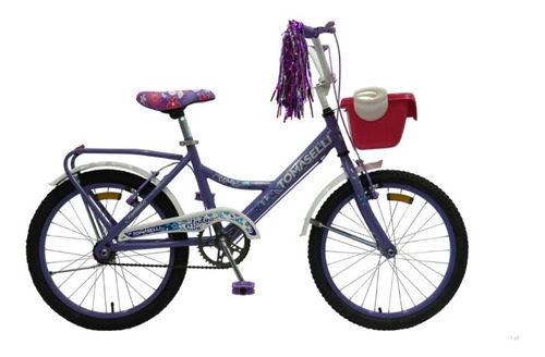 Bicicleta Tomaselli Lady Para Niños Rodado 20 Con Accesorios