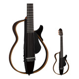 Violão Silent Elétrico Nylon Yamaha Slg200n Trans Black