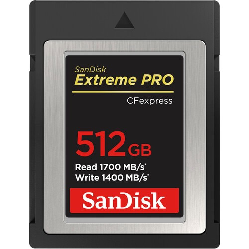 Cartão Memória Sandisk Cfexpress 512gb Extreme Pro Type B