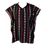 Ropa Típica Poncho Sarape Septiembre Fiestas Patrias