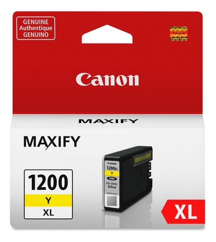 Tanque De Tinta Amarilla Canon Pgi-1200xl Compatible Con