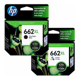 Hp Ink Cartridges 662xl Preto + 662xl Color Originais!!!