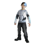 Disfraz Talla Small Para Niño Cyborg Teen Titans Halloween