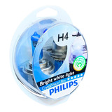 Kit De Lamparas Philips Crystal Vision H1 - H3 - H4 - H7