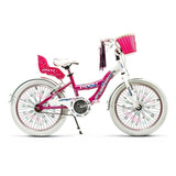 Bicicleta Para Nena Raleigh Modelo Jazzi Rodado 20 Color Rosa/blanco