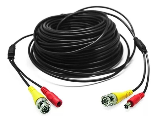  Cable Para Camaras Seguridad Cctv Video Y Poder Bnc 40 Mts