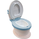 Pelela Educador Inodoro Avanti Toilet Con Tapa Color Azul