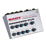 Nady Mm-242 4 Estéreo / Mono 8 Canales Mini Mezclador Con El