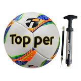 Bola Futebol De Campo Velocity Pró Topper Com Nf + Inflador