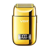 Rasuradora Afeitadora De Pelo Shaver Vgr V-338 Dorada Color Dorado