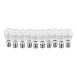 Kit 10 Lâmpadas Led Tkl 60 9w 6500k Branco Frio Taschibra