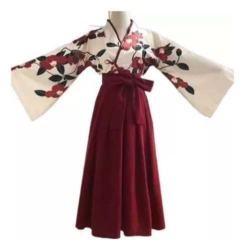 Vestido Tipo Kimono Con Estampado Floral Sakura For Mujer