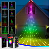 Decoraciones De Navidad Al Aire Libre Inteligentes, 344 Led