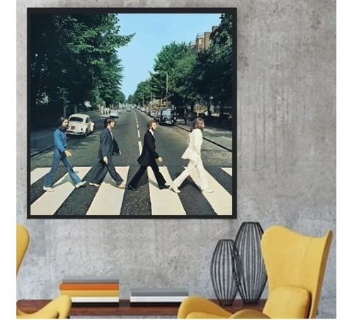Poster The Beatles Con Marco Y Con Realidad Aumentada