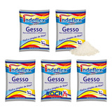 5 Saco De Gesso Cola 1kg Cada 