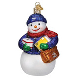 Old World Christmas Usps Muneco De Nieve Soplado Arbol De Na