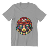 Polera Unisex Mario Bros Arte Videojuegos Algodon Estampado