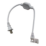 Conector Con Clavija Para Manguera Led Cob 110v