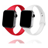 Pulseira Silicone Slim Para Apple Watch Smartwatch Iwo Fit