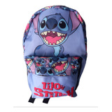 Mochila Escolar Azul Lilo & Stitch