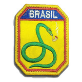 Patch Feb A Cobra Vai Fumar Bordado - Ponto Militar