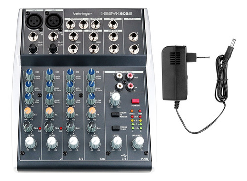 Mixer/mesa De Som Xenyx 802s Behringer Bivolt Usb 8 Canais