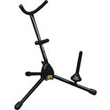 Hamilton Alto / Tenor Sax Stand, Negro, Incluye Clavija De F