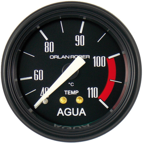 3 Relojes Orlan Rober Classic 52mm Agua 4m Aceite Voltímetro