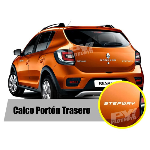 Calco Porton Stepway 2015 / 2019 Renault Sandero - Ploteoya