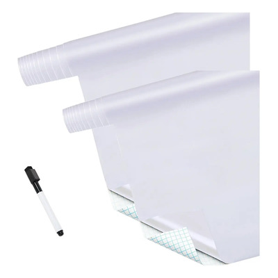 Pizarron Negro Giz Vinil Adherible 200cm X 45cm Pared Pegatina Color Blanco 2 Pcs Cesar | MercadoLibre