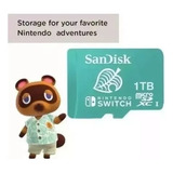 Memoria Micro Sd De 1 Tb Para Nintendo Switch 4k 100 Mb/s