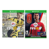 Fifa 17 Y Fifa 18 Xbox One Fisicos Compatibles Con Series X