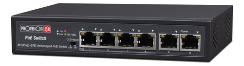 Switch Poe 10/100 4ptos Provision Isr Cctv 2ptos Uplink