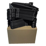 Colgadores De Ropa Plástico Negro - Pack 80 Unidades