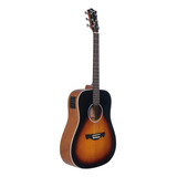 Violão Acústico Tagima Tw-25 Eq Para Destros Drop Sunburst Satin