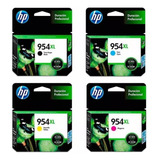 Kit Cartuchos Tinta Original Hp 954xl 7740 8710 - 04 Cores