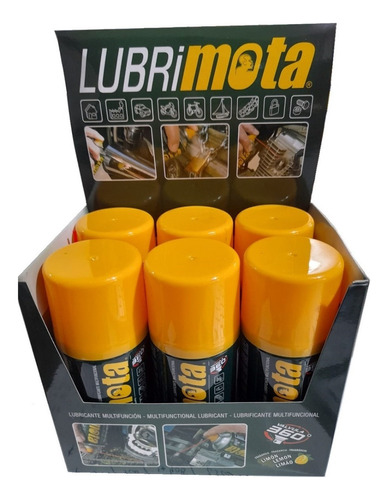 Lubricante En Aerosol Lubrimota-caja X6-valvula 360-lb216 Ml