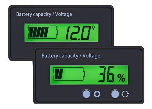 Teste Indicador De Capacidade Bateria 12v 24v Chumbo E Lítio