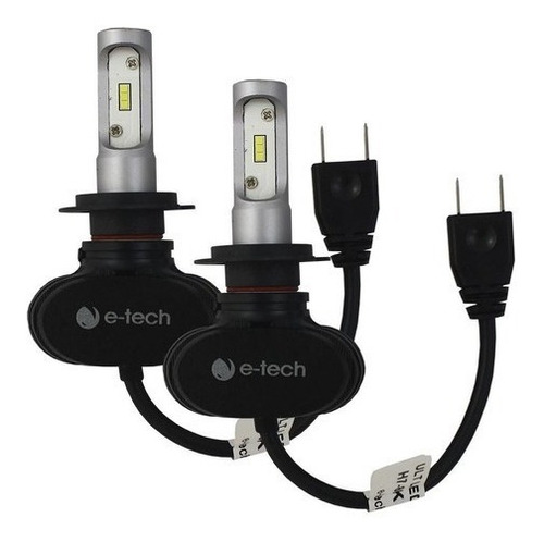 Kit Par Super Led H1 H3 H7 8000k 6000 Lumens Ultra Led 12v