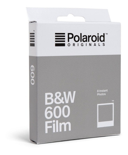 Filme Polaroid Originals 600 B & W Instantâneo (8 Fotos)