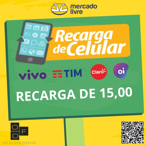 Recarga De Celular 15 Todas As Operadoras