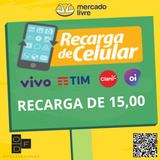 Recarga De Celular 15 Todas As Operadoras